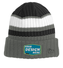 NEW ERA Custom Unisex Ribbed Tailgate Beanie.