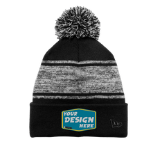 NEW ERA Custom Unisex Knit Chilled Pom Beanie.