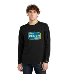 NEW ERA Custom Men's Heritage Blend Long Sleeve Crew Tee.