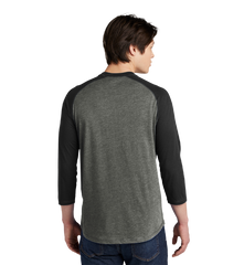 NEW ERA Custom Men's Heritage Blend 3/4-Sleeve Baseball Raglan Tee.