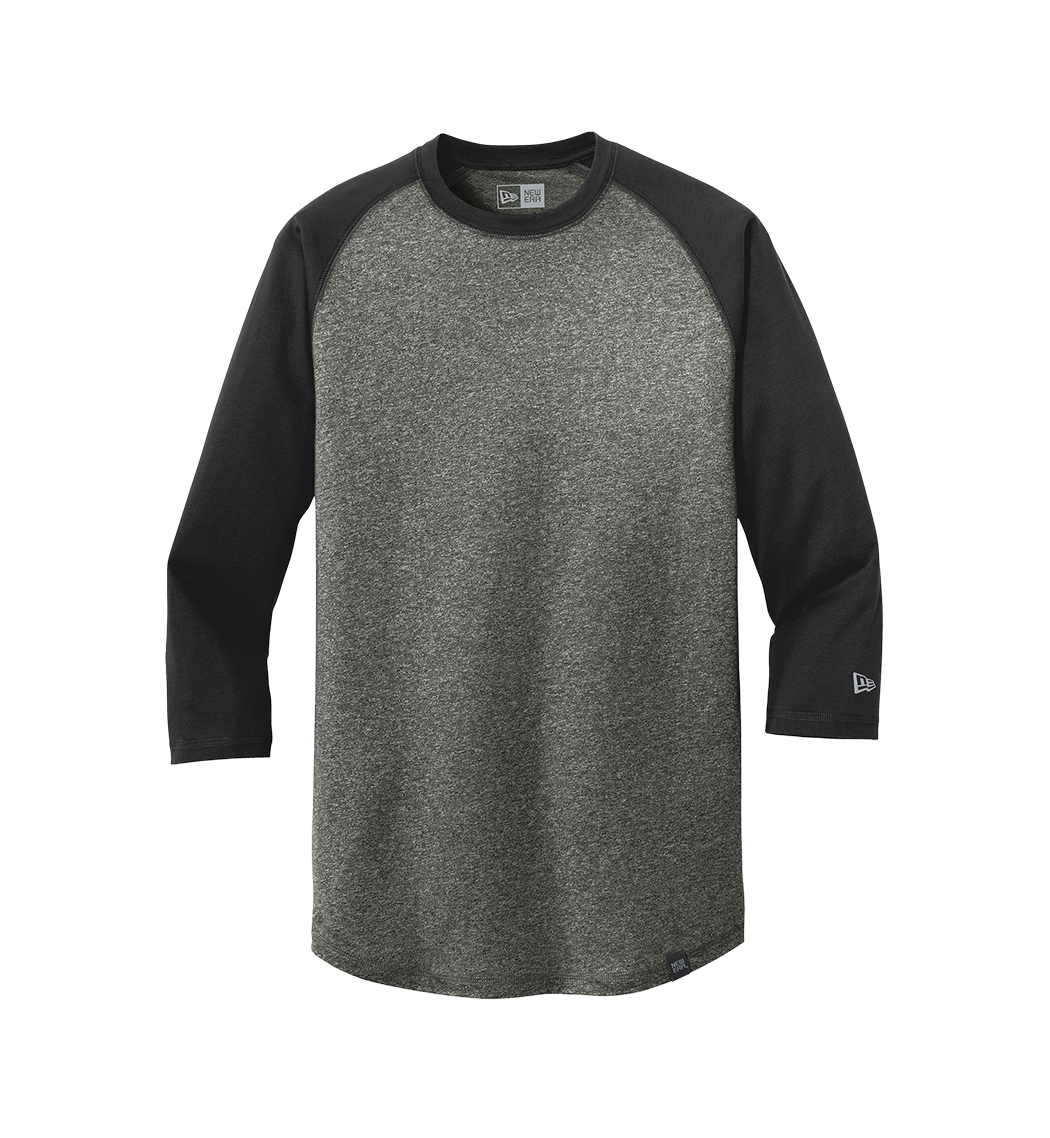 NEW ERA Custom Men's Heritage Blend 3/4-Sleeve Baseball Raglan Tee.