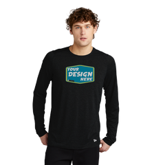 NEW ERA Custom Men's Series Performance Long Sleeve Crew Tee.