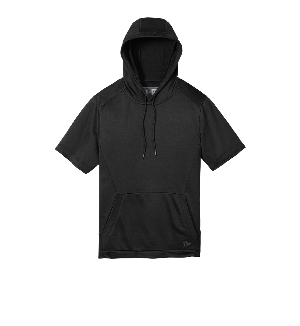 NEW ERA Custom Men's Performance Terry Short Sleeve Hoodie.