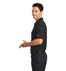 NIKE Custom Men's Dri-FIT Solid Icon Pique Modern Fit Polo