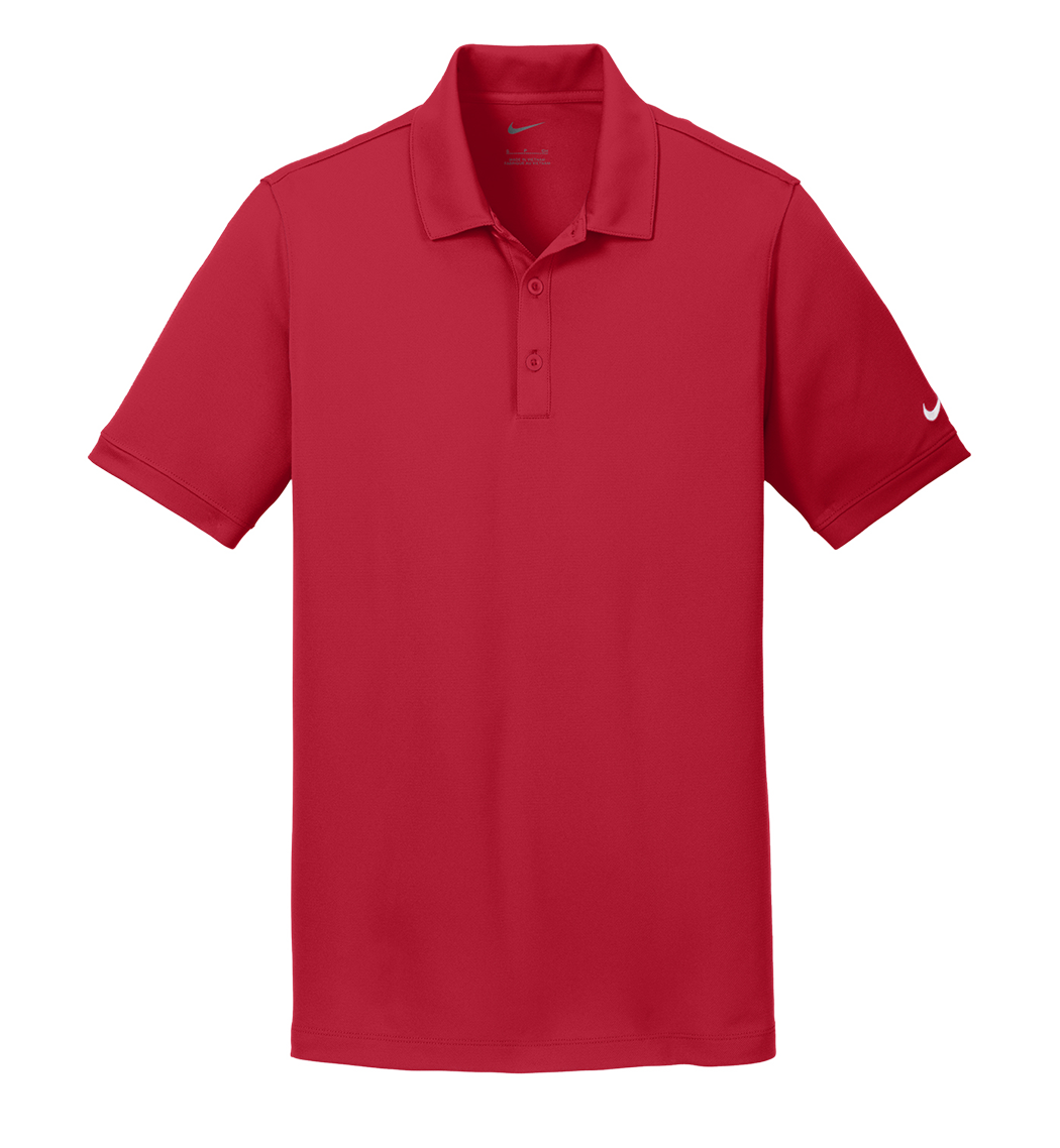 NIKE Custom Men's Dri-FIT Solid Icon Pique Modern Fit Polo
