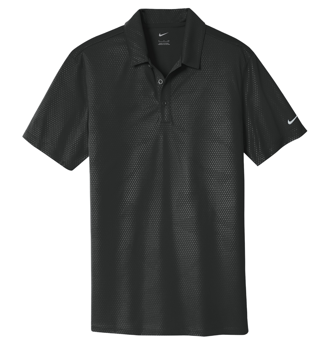 NIKE Custom Men's Dri-FIT Embossed Tri-Blade Polo