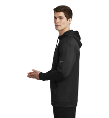 NIKE Custom Men's Therma-FIT Full-Zip Fleece Hoodie