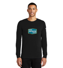 NIKE Custom Men's Dri-FIT Cotton/Poly Long Sleeve Tee