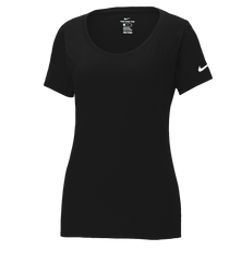 NIKE Custom Ladies Dri-FIT Cotton/Poly Scoop Neck Tee