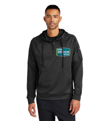 NIKE Custom Men's Therma-FIT Pocket 1/4-Zip Fleece Hoodie