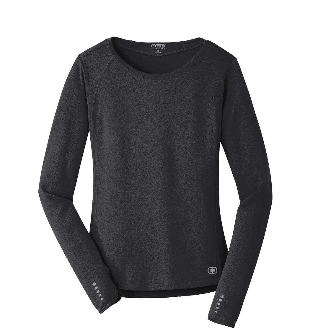 OGIO Custom Ladies Long Sleeve Pulse Crew