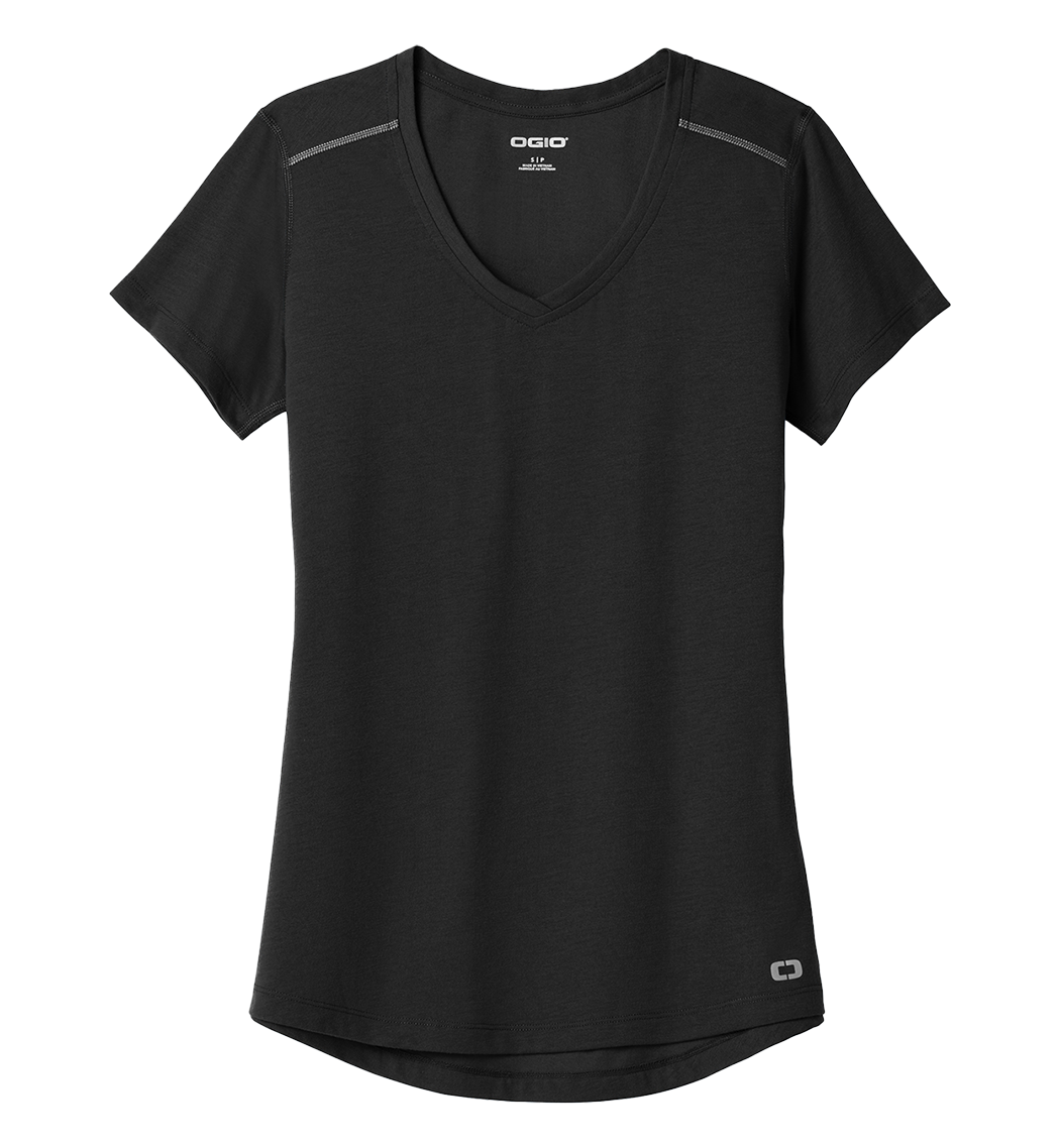 OGIO Custom Ladies Peak V-Neck Tee