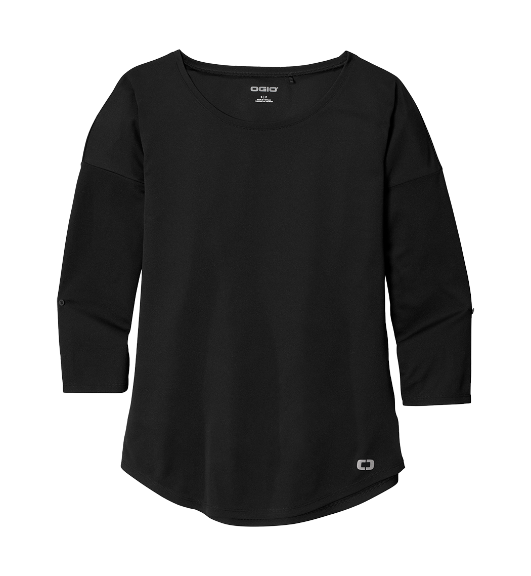 OGIO Custom Ladies Gravitate Scoop 3/4-Sleeve