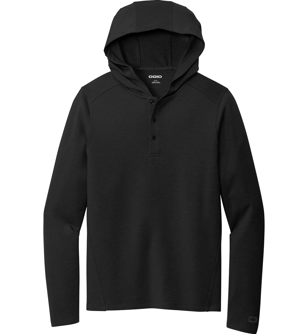 OGIO Custom Men's Luuma Flex Hooded Henley