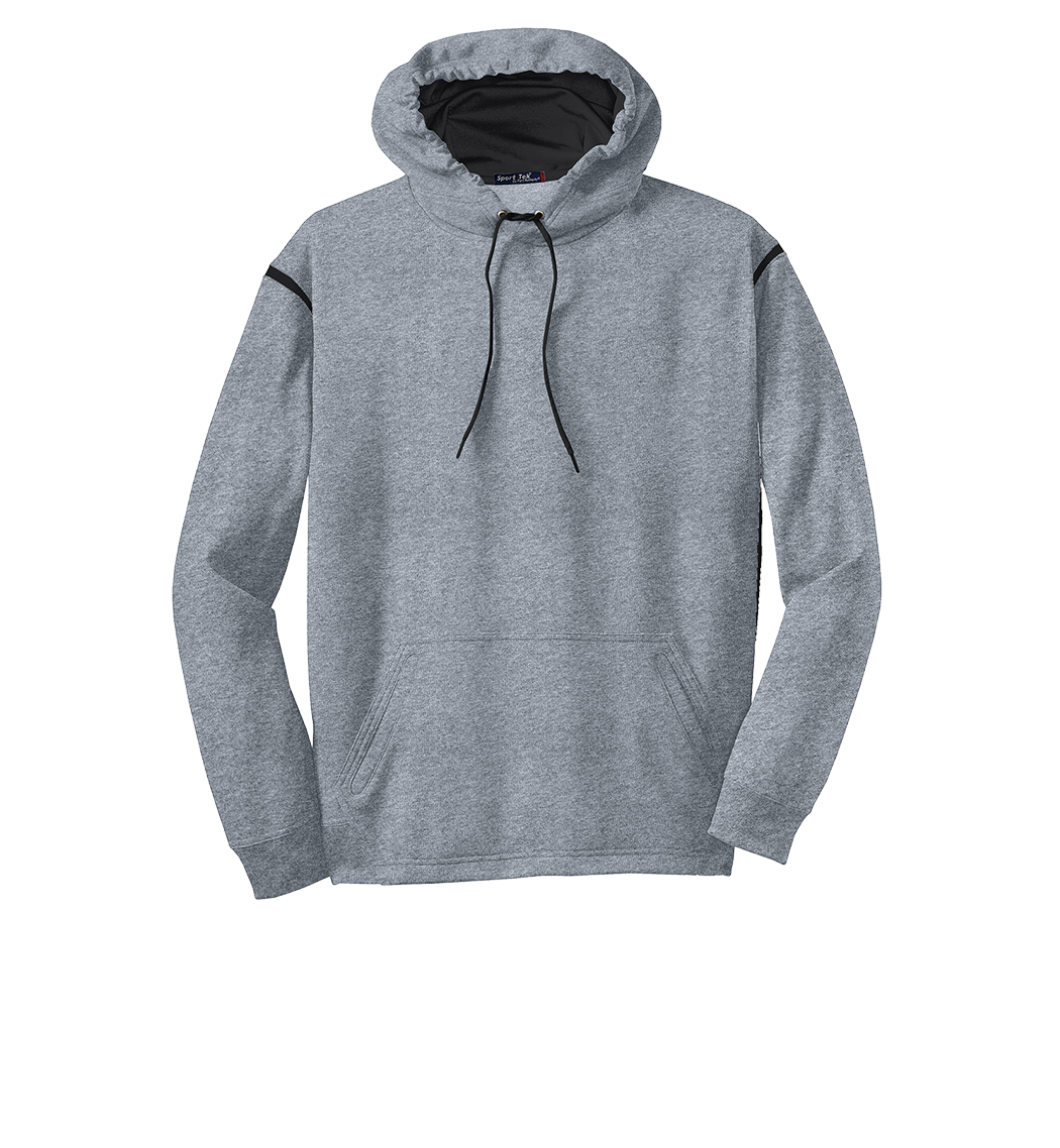 SPORT-TEK Custom Men's Tech Fleece Colorblock Hooded Sweatshirt