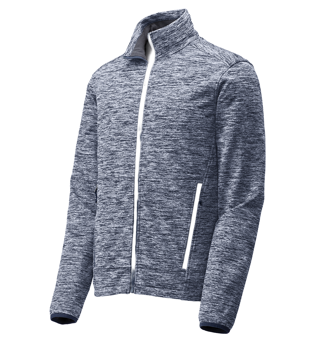 SPORT-TEK Custom Men's PosiCharge Electric Heather Soft Shell Jacket