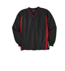 SPORT-TEK Custom Men's Tipped V-Neck Raglan Wind Shirt