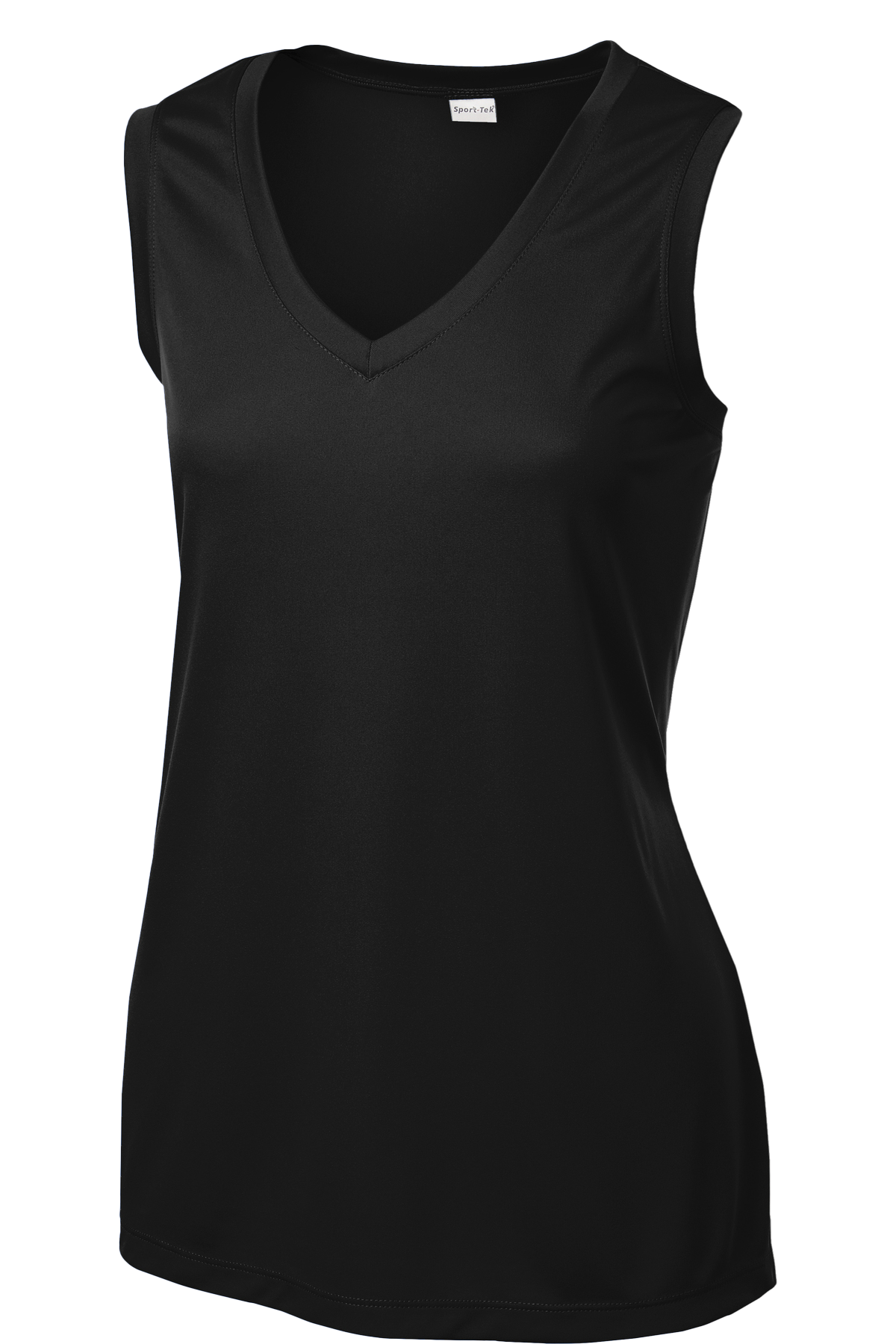 SPORT-TEK Custom Ladies Sleeveless PosiCharge Competitor V-Neck Tee