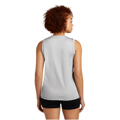 SPORT-TEK Custom Ladies Sleeveless PosiCharge Competitor V-Neck Tee