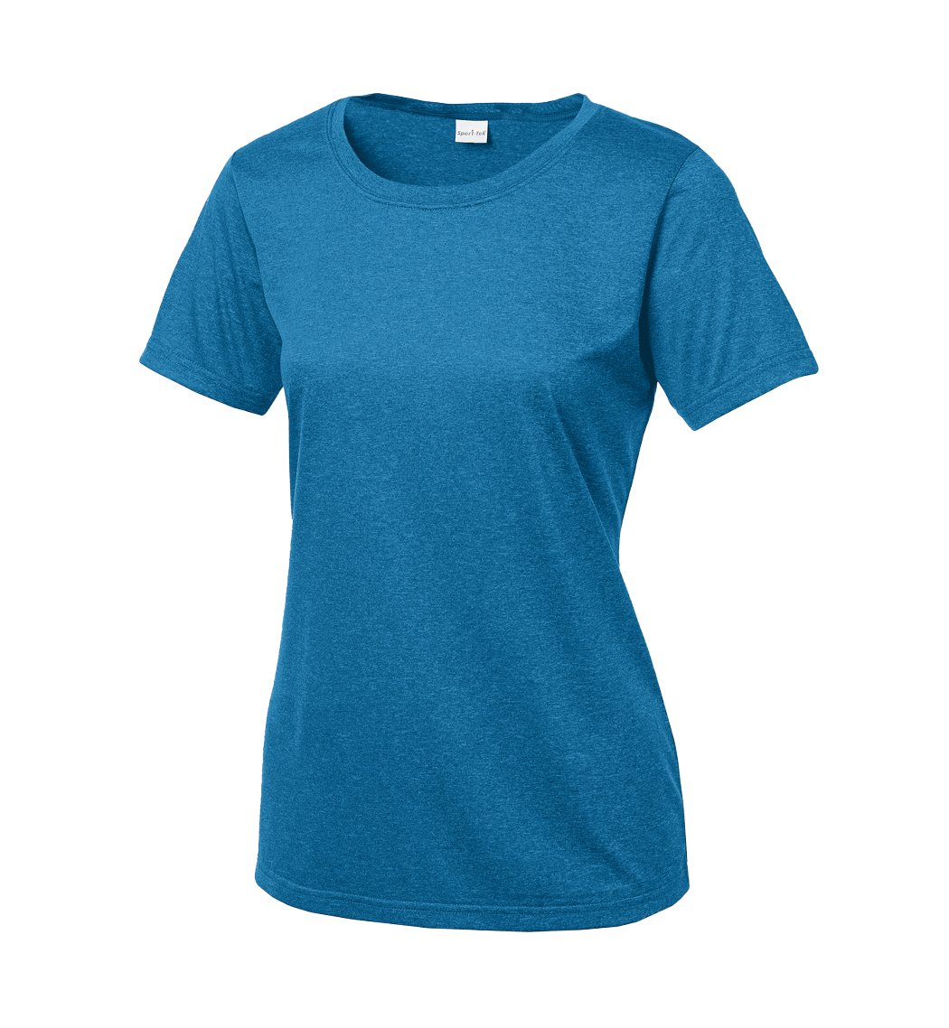 SPORT-TEK Custom Ladies Heather Contender Scoop Neck Tee