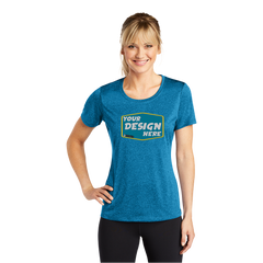 SPORT-TEK Custom Ladies Heather Contender Scoop Neck Tee