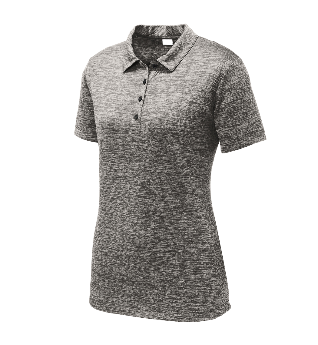 SPORT-TEK Custom Ladies PosiCharge Electric Heather Polo