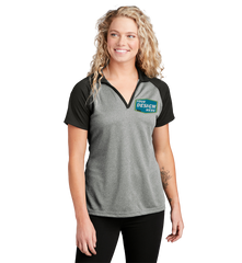 SPORT-TEK Custom Ladies PosiCharge RacerMesh Raglan Heather Block Polo