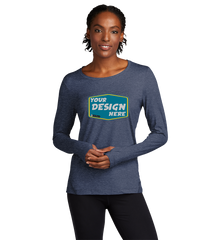 SPORT-TEK Custom Ladies Exchange 1.5 Long Sleeve Crew