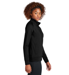 SPORT-TEK Custom Ladies Sport-Wick Stretch Full-Zip Cadet Jacket