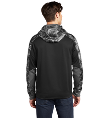 SPORT-TEK Custom Men's Sport-Wick Mineral Freeze Fleece Colorblock Hooded Pullover