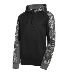 SPORT-TEK Custom Men's Sport-Wick Mineral Freeze Fleece Colorblock Hooded Pullover