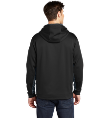 SPORT-TEK Custom Men's Sport-Wick CamoHex Fleece Colorblock Hooded Pullover