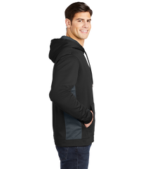 SPORT-TEK Custom Men's Sport-Wick CamoHex Fleece Colorblock Hooded Pullover