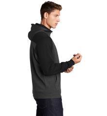 SPORT-TEK Custom Men's Tech Fleece Colorblock 1/4-Zip Hooded Sweatshirt