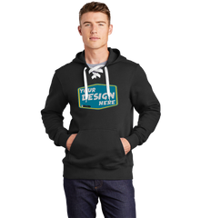 SPORT-TEK Custom Men's Lace Up Pullover Hooded Sweatshirt