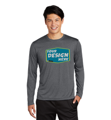 SPORT-TEK Custom Men's Long Sleeve Heather Contender Tee