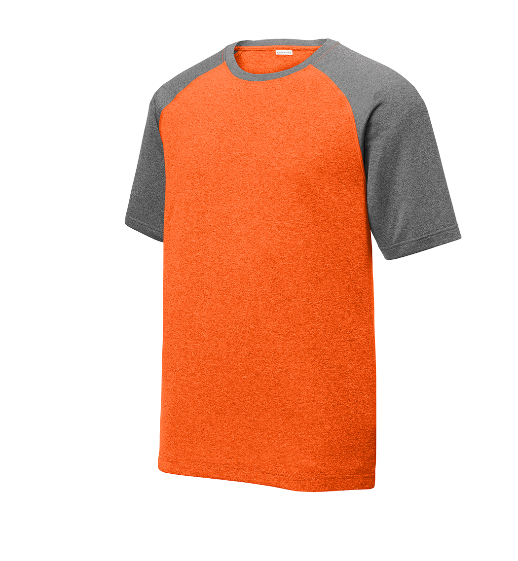 SPORT-TEK Custom Men's  Heather-On-Heather Contender  Tee