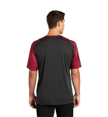 SPORT-TEK Custom Men's CamoHex Colorblock Tee