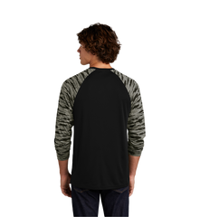 SPORT-TEK Custom Men's Drift Camo Colorblock Long Sleeve Tee