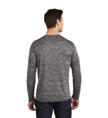 SPORT-TEK Custom Men's  PosiCharge  Long Sleeve Electric Heather Tee