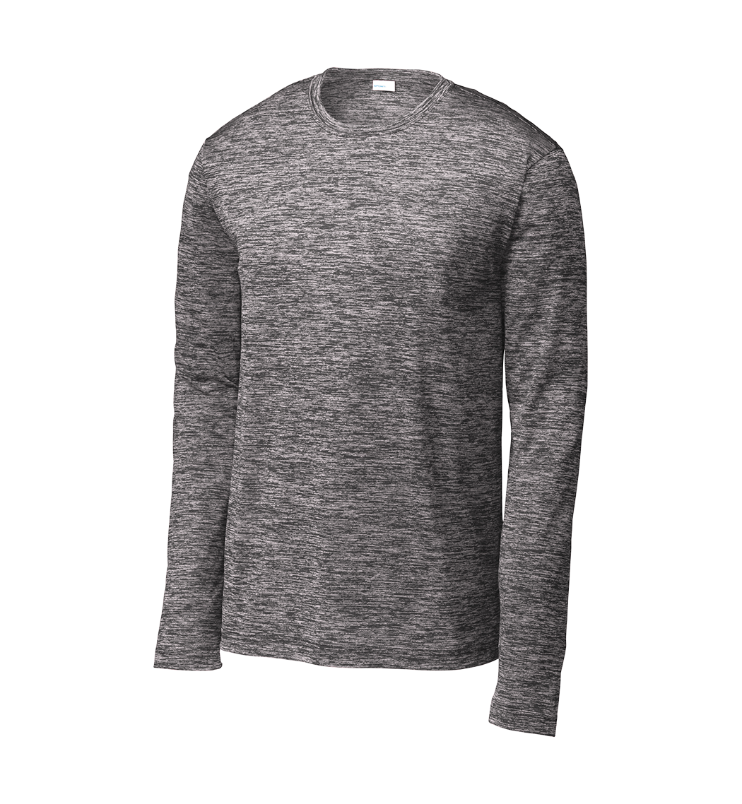 SPORT-TEK Custom Men's  PosiCharge  Long Sleeve Electric Heather Tee