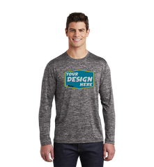 SPORT-TEK Custom Men's  PosiCharge  Long Sleeve Electric Heather Tee