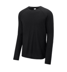 SPORT-TEK Custom Men's  PosiCharge  Long Sleeve Tri-Blend Wicking Raglan Tee