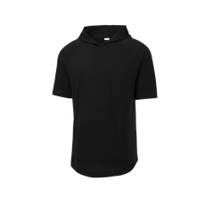 SPORT-TEK Custom Men's  PosiCharge  Tri-Blend Wicking Short Sleeve Hoodie