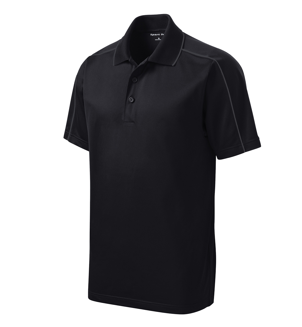 SPORT-TEK Custom Men's Micropique Sport-Wick Piped Polo