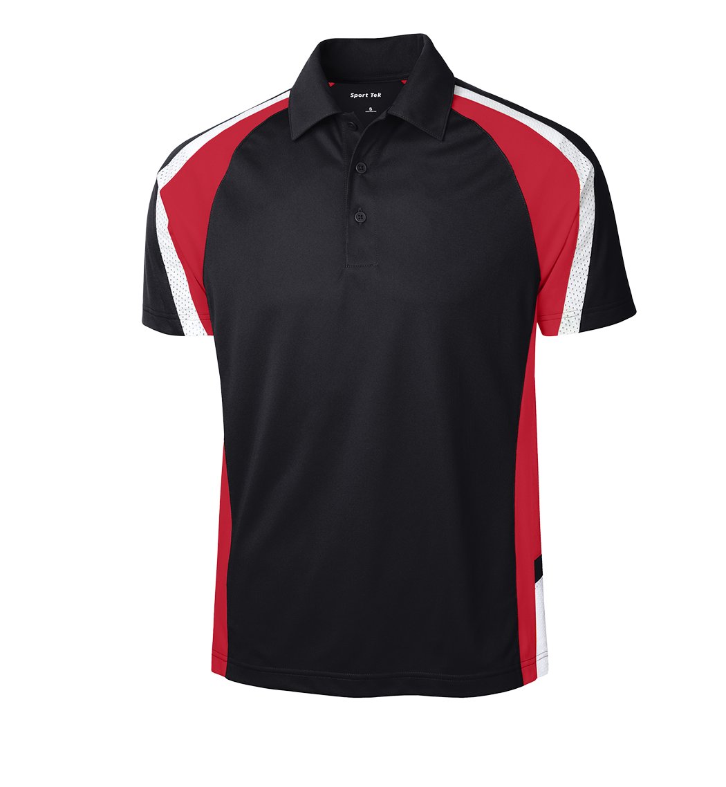 SPORT-TEK Custom Men's Tricolor Micropique Sport-Wick Polo