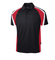 SPORT-TEK Custom Men's Tricolor Micropique Sport-Wick Polo