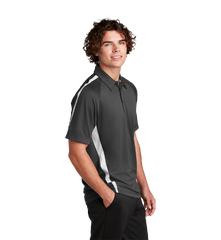 SPORT-TEK Custom Men's PosiCharge Micro-Mesh Colorblock Polo