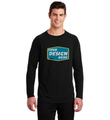 SPORT-TEK Custom Men's  Long Sleeve Ultimate Performance Crew