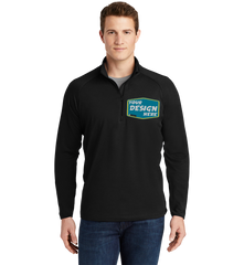 SPORT-TEK Custom Men's Sport-Wick Stretch 1/4-Zip Pullover